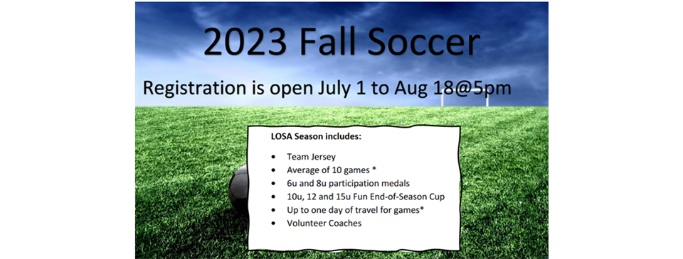23 Fall Soccer season